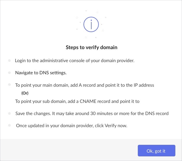 domain verification
