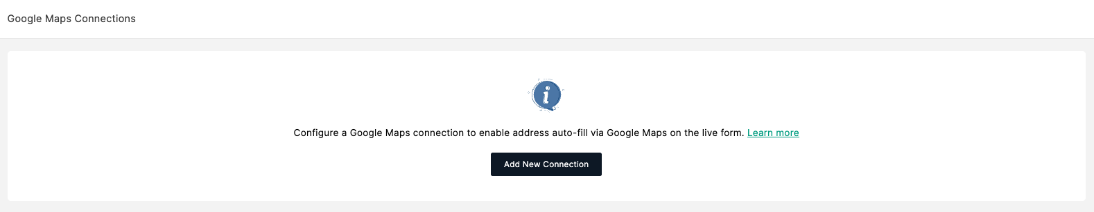 Google Maps Connections