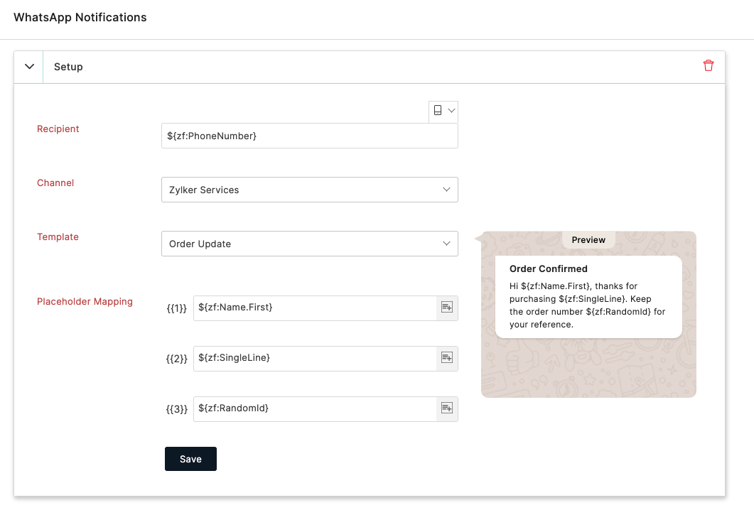 Static Header PlaceHolder Mapping