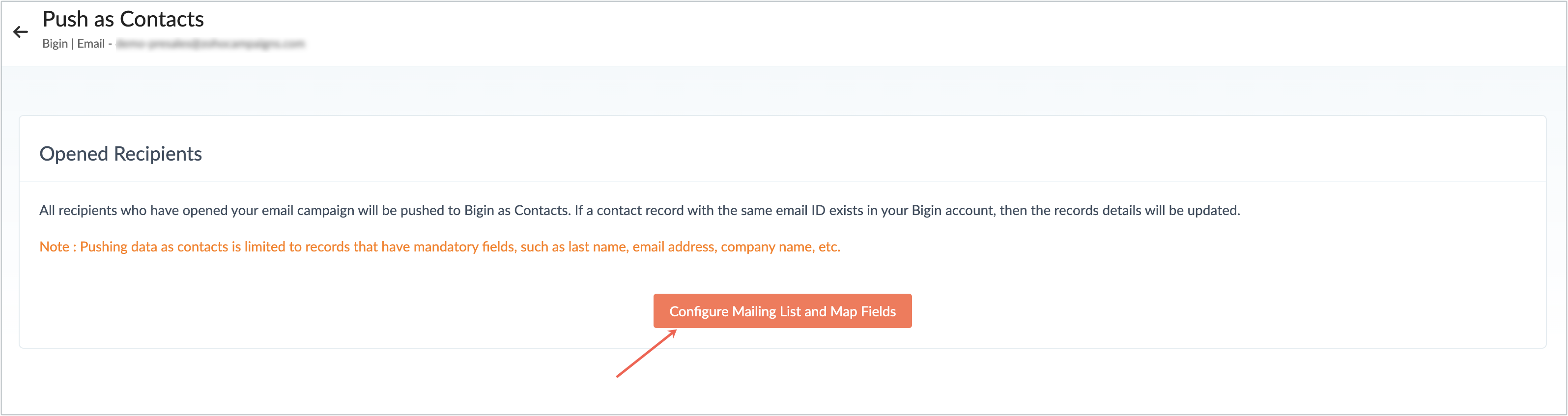 configure list and map fields
