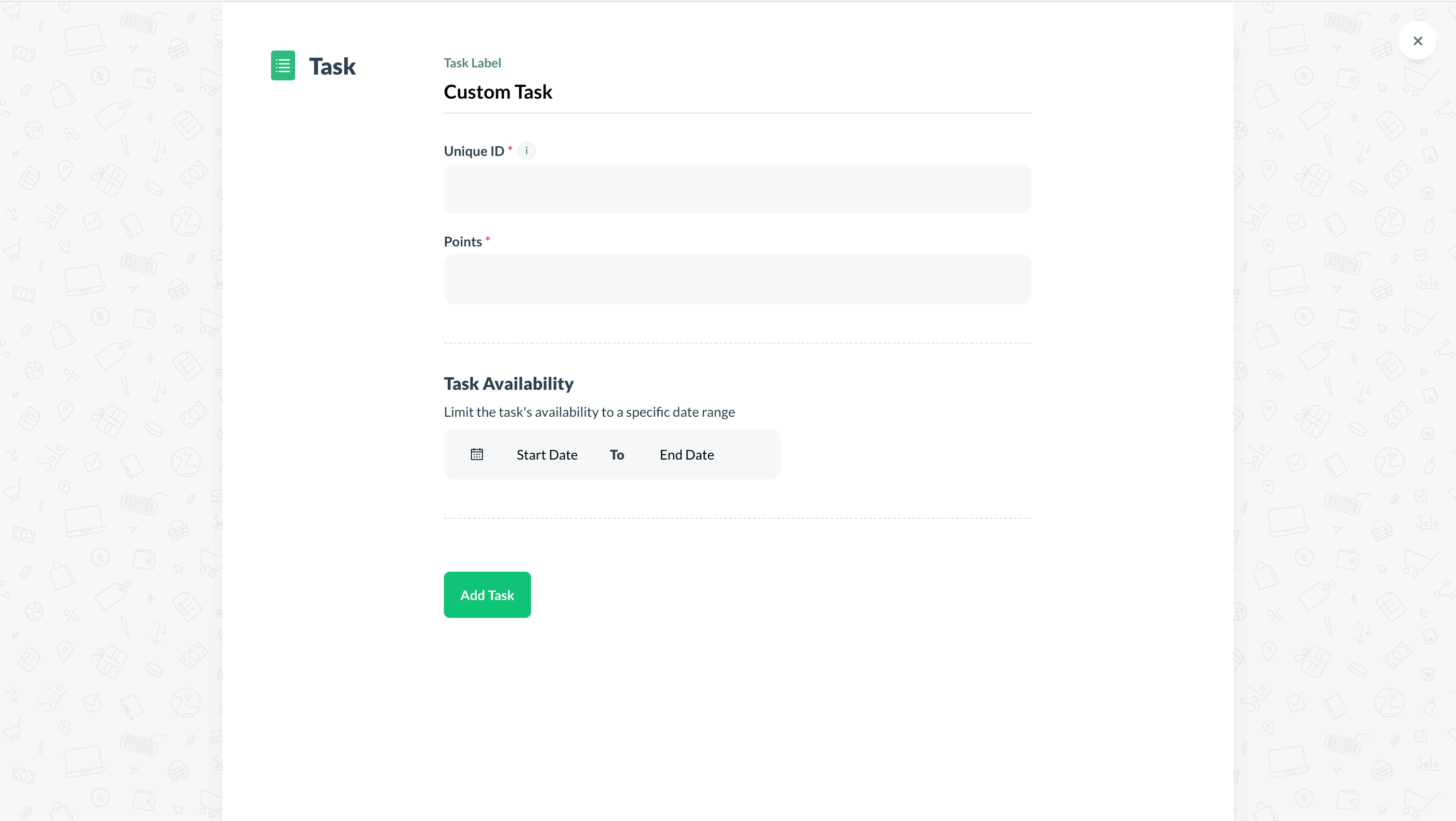 Loyalty Program - Custom Task