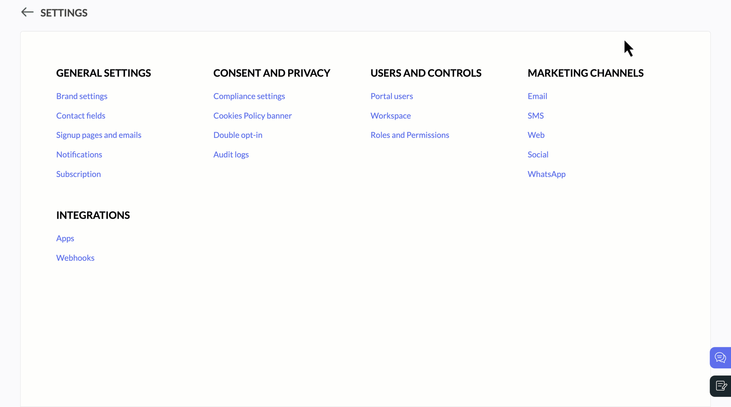 Steps to enable unsubscribe link