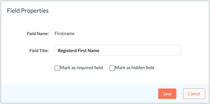 Field Properties