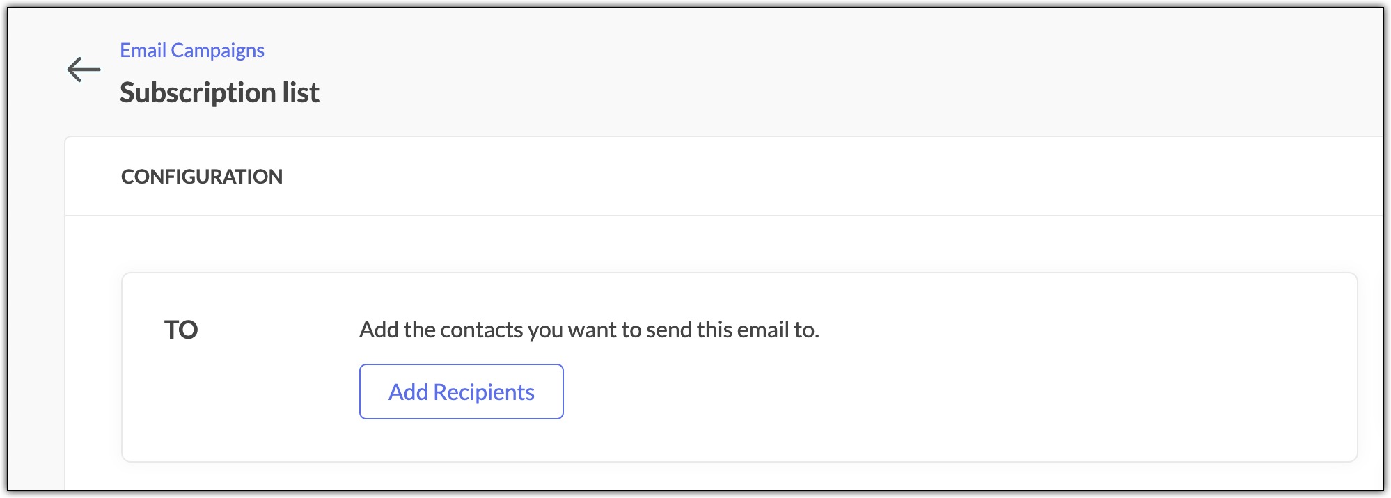Add Recipients