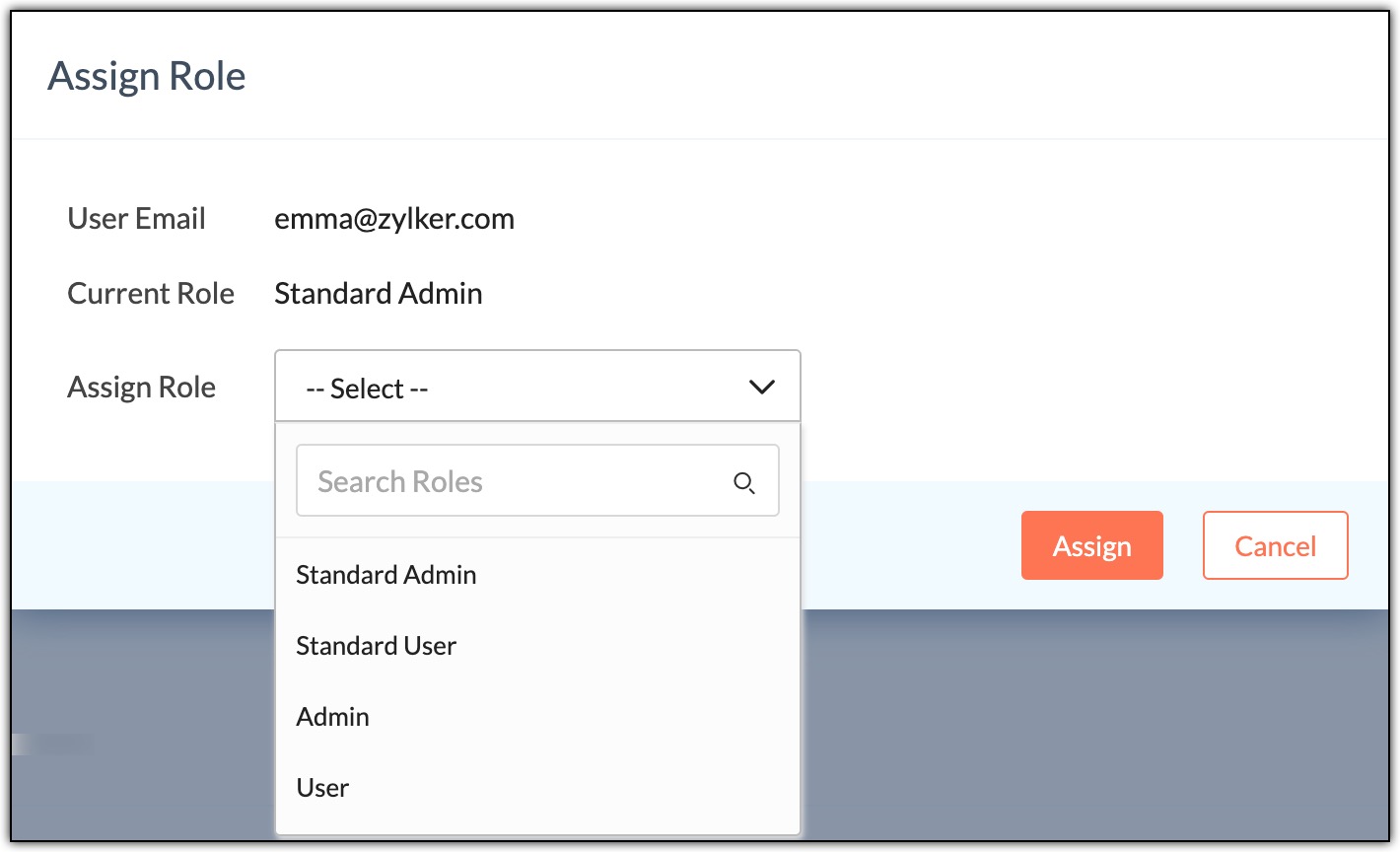 Assign role