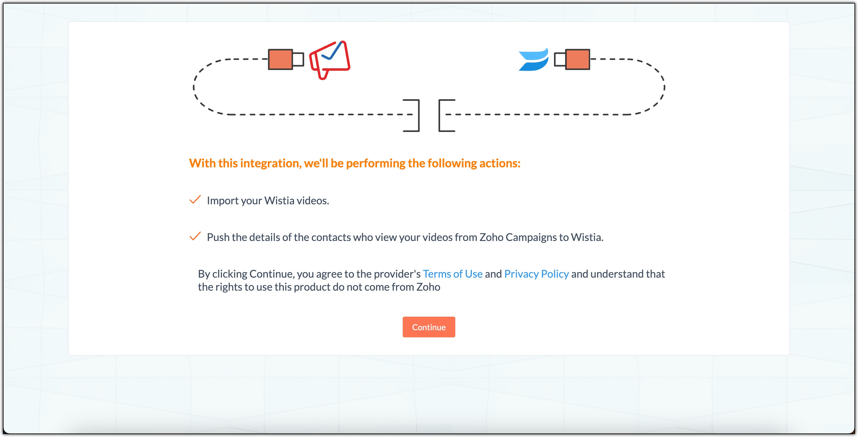 Click continue