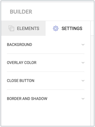 popup editor settings