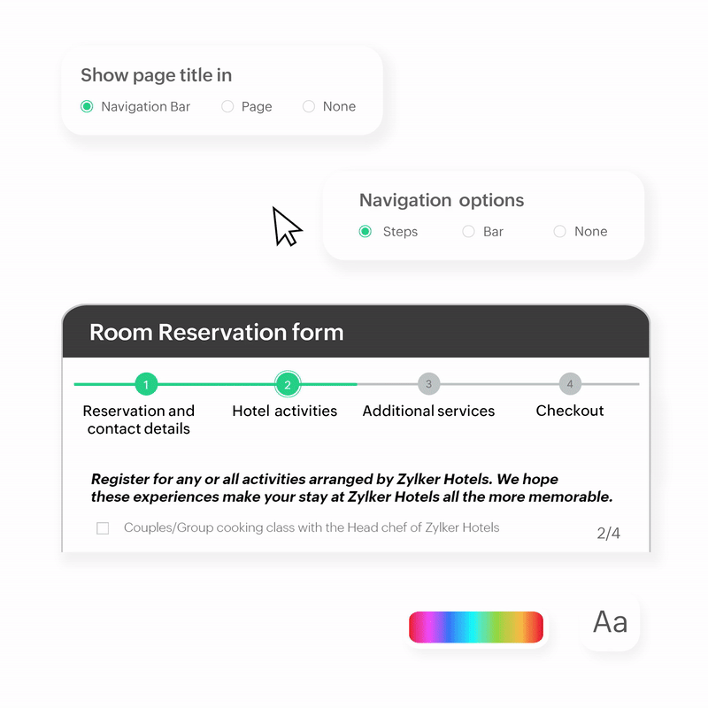Page Navigation Customization
