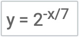 time decay simple formula