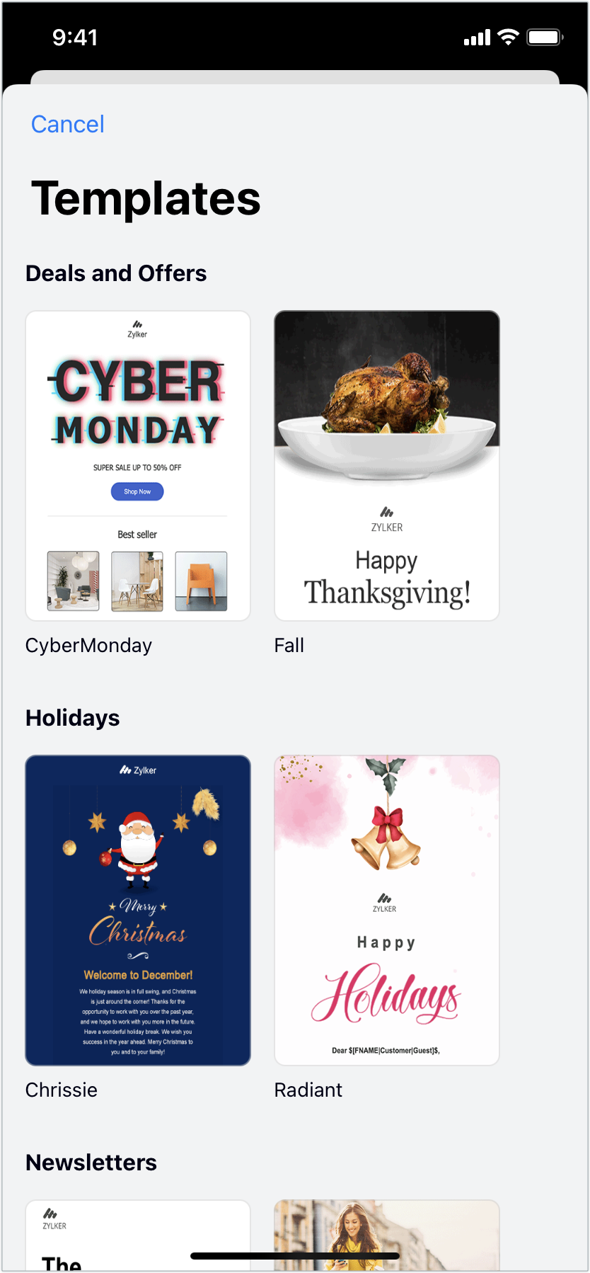 デザインテンプレート