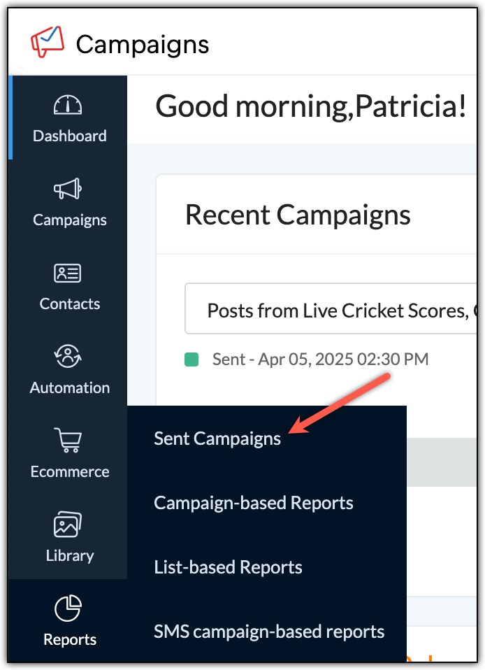 Sent campaign