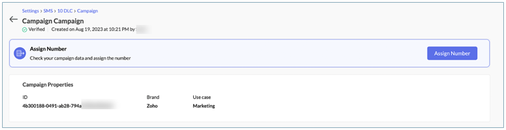 assign number