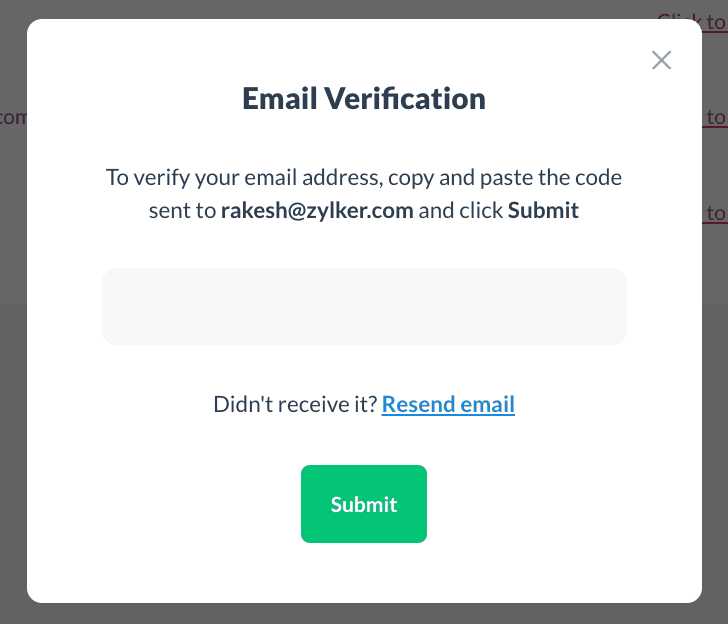 Sender email verification