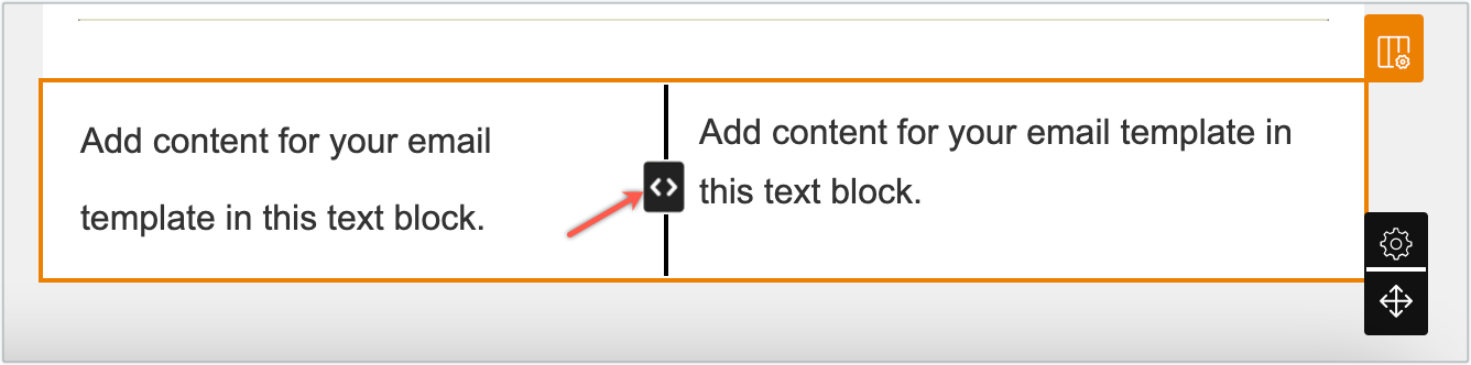 column resizing