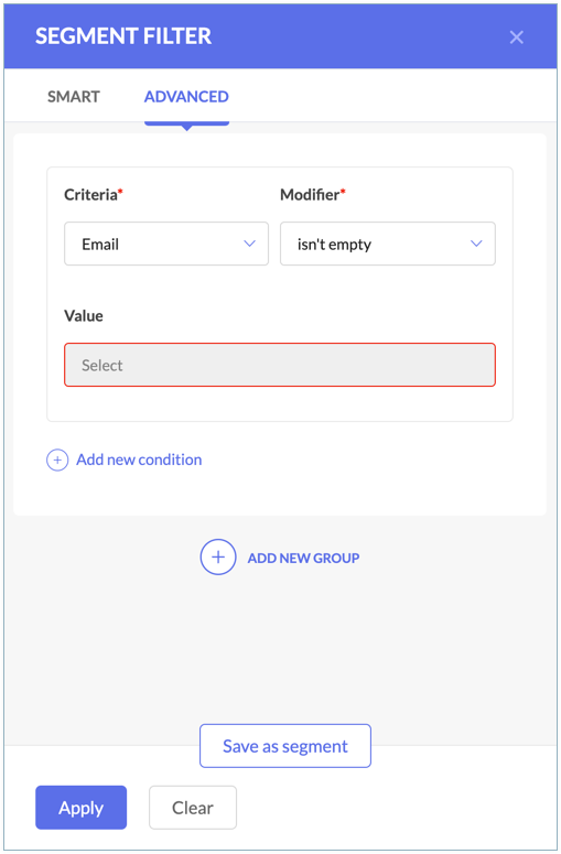 segment filters