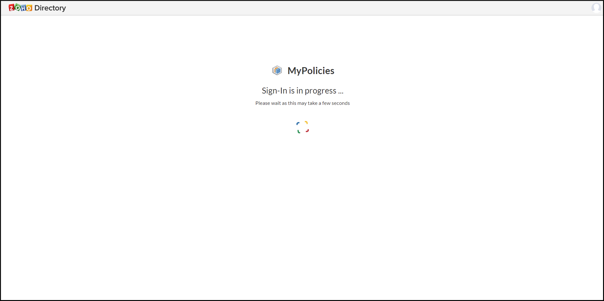 Testing myPolicies SSO configuration