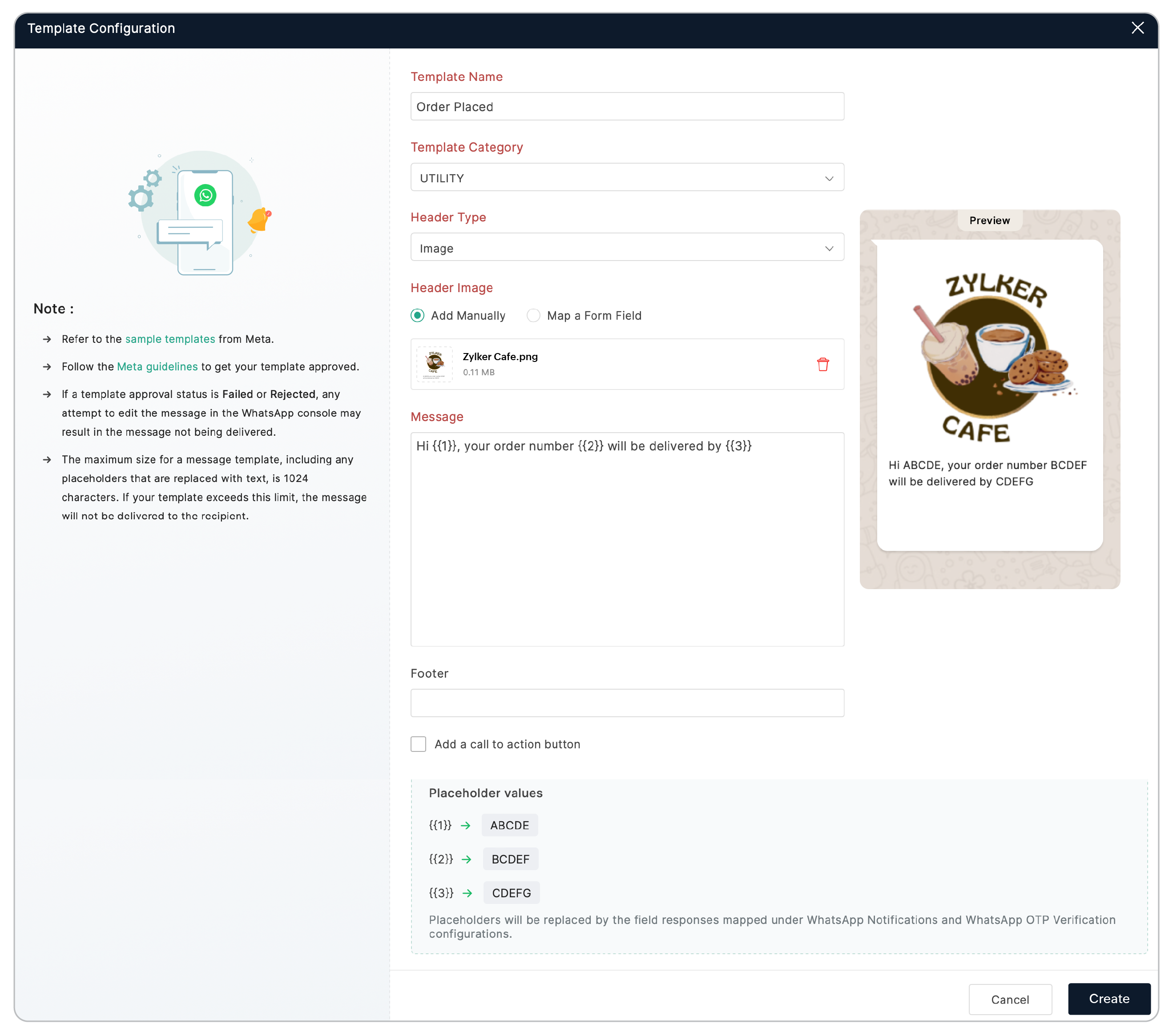 Preview Static Header Image