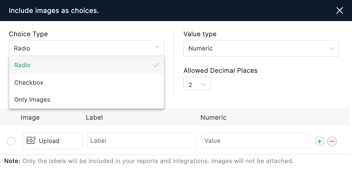 Image Choices in Classic Form