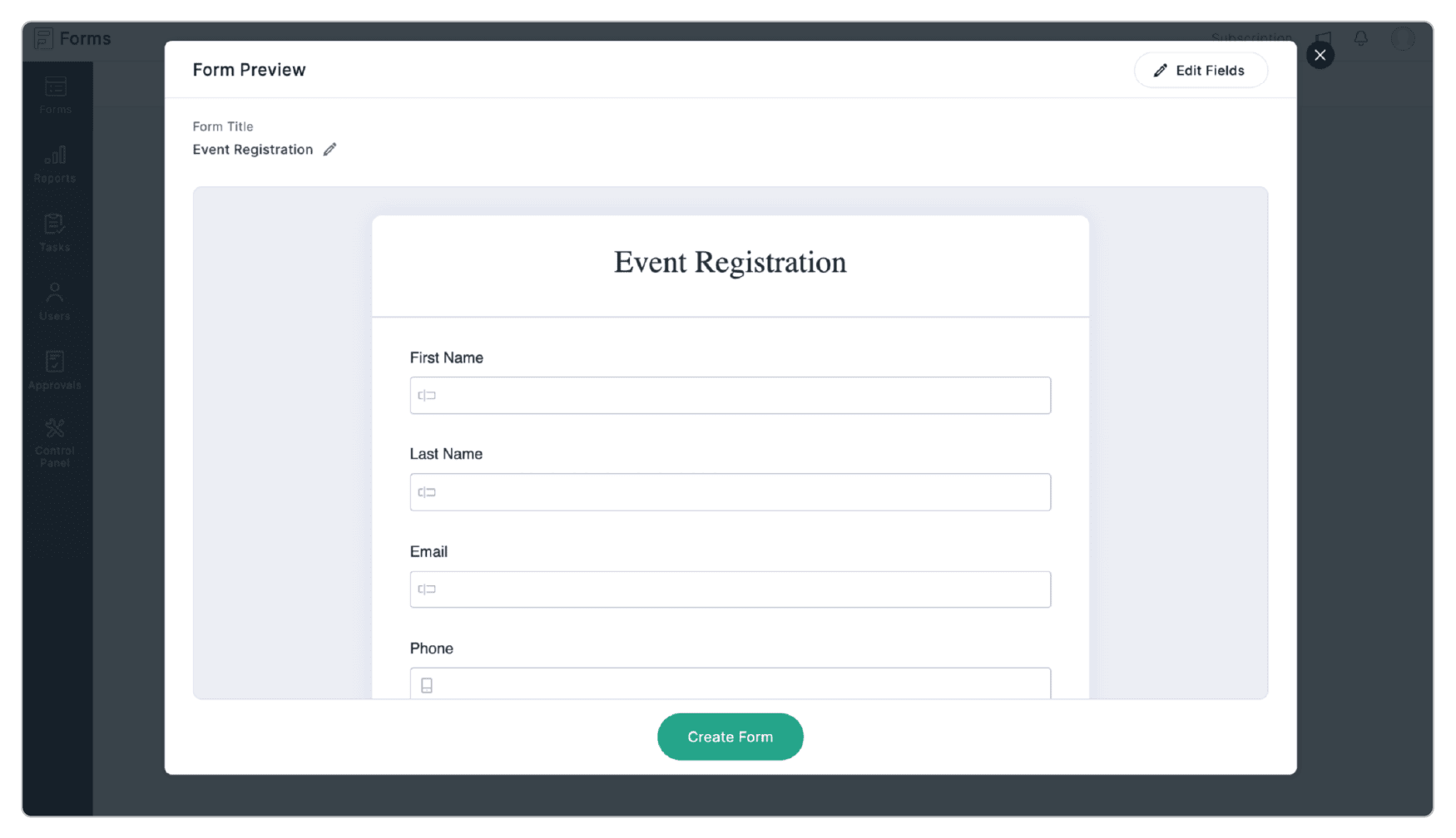 Form Preview