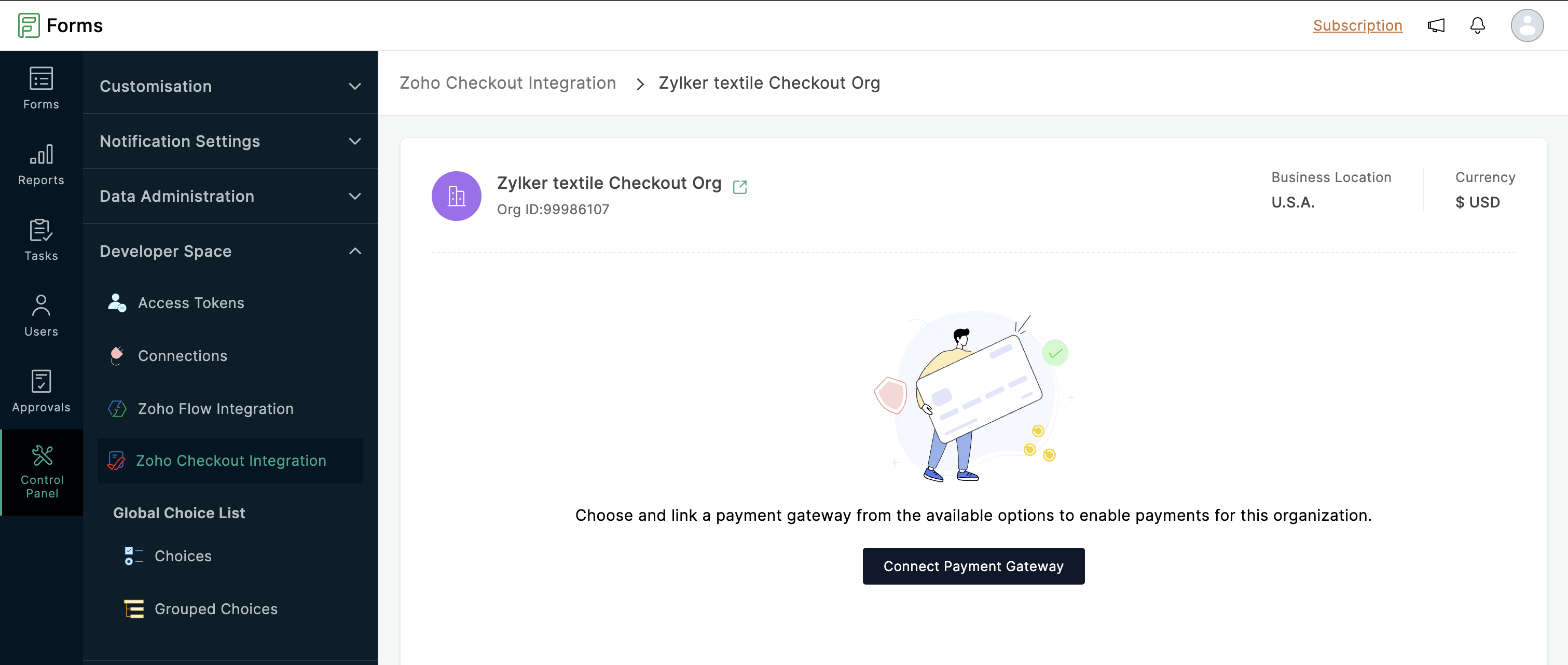 Connect Payment Gateway