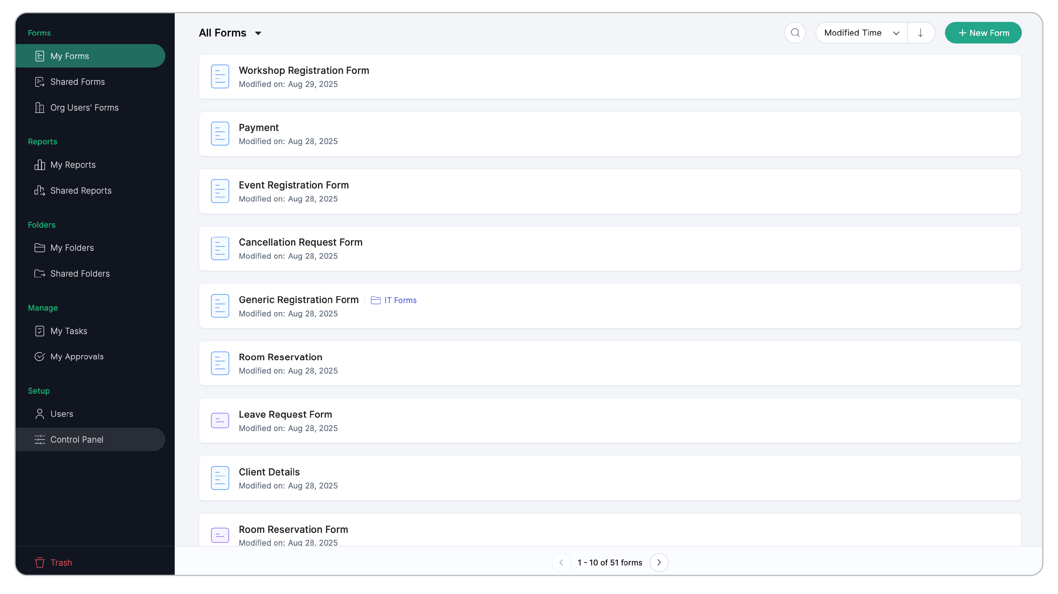 Navigate to Control Panel