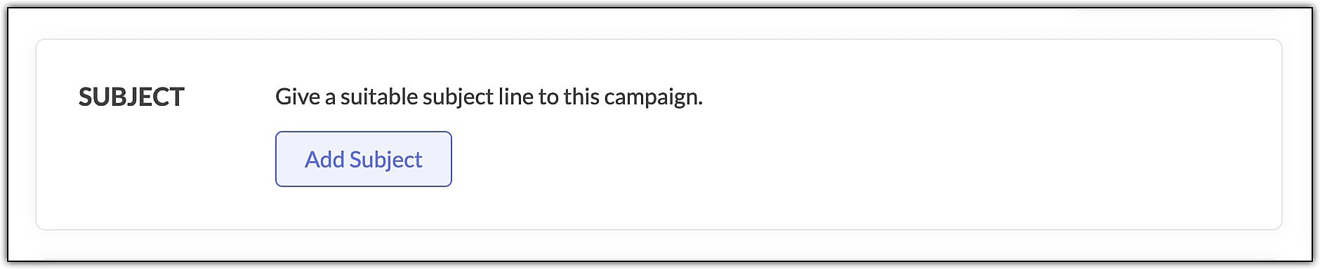 Add a subject line