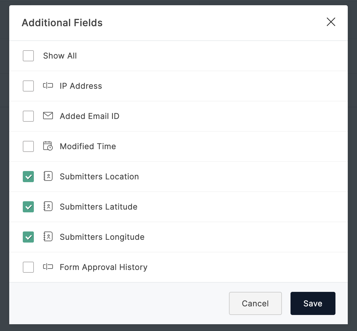 Select location, latitude, longitude