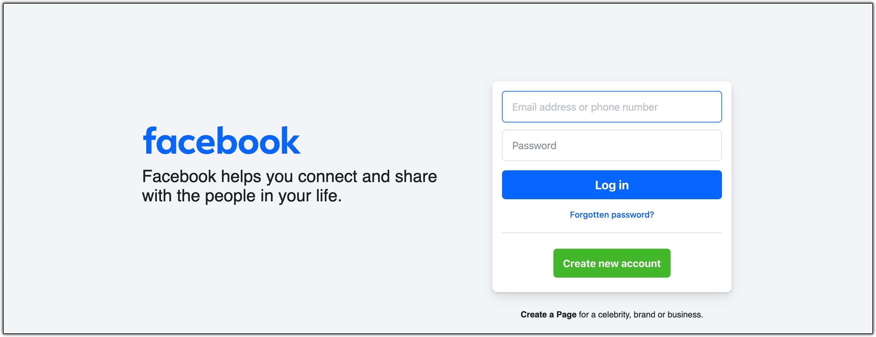 Enter credentials
