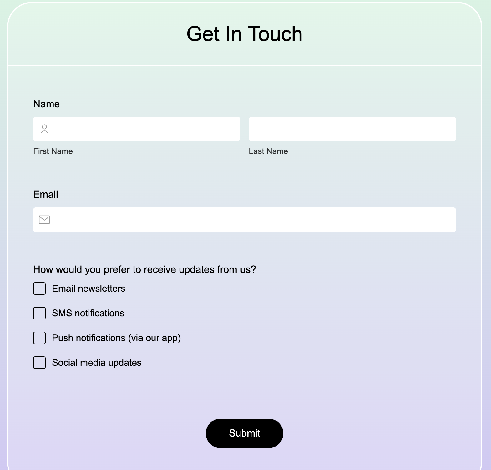 checkbox field
