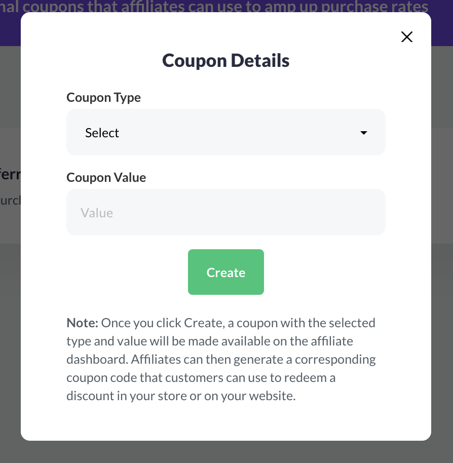 Coupon details
