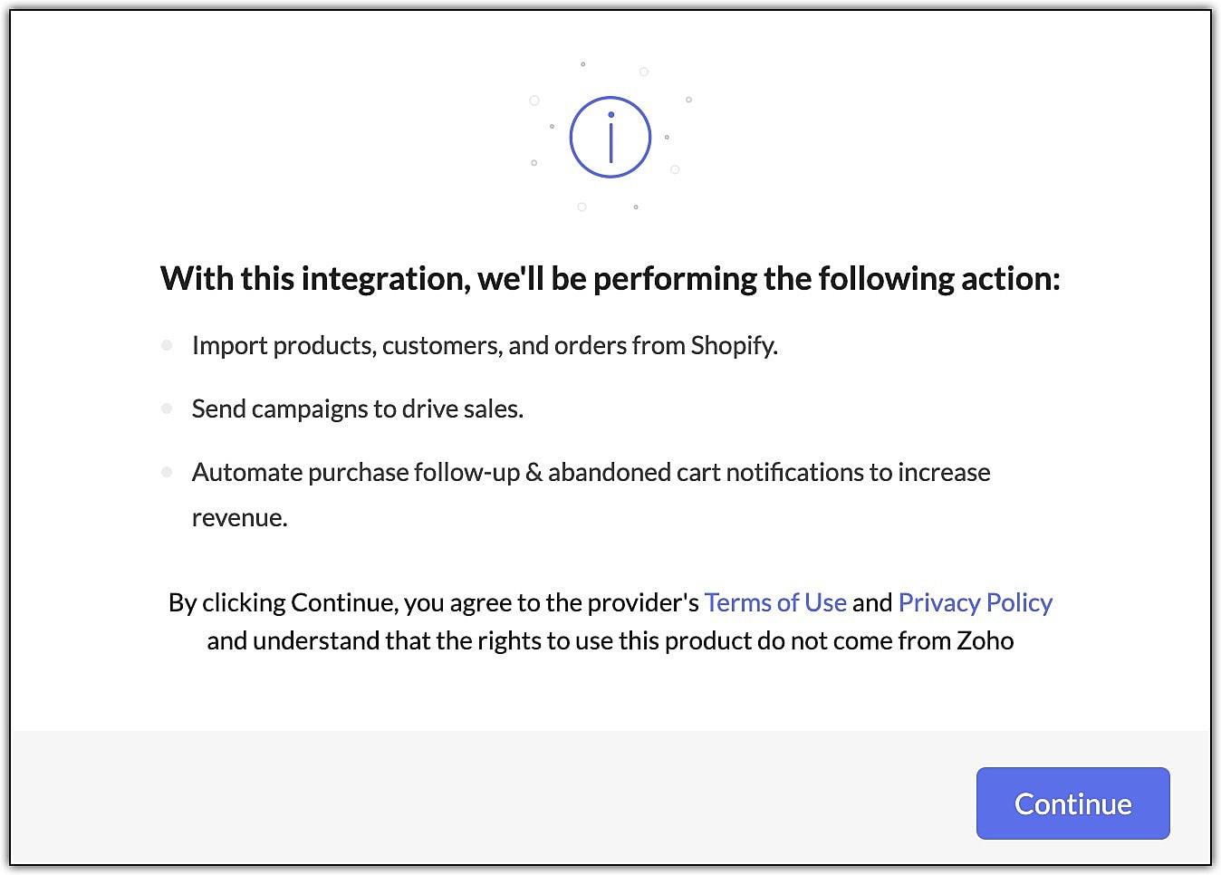 Integrate with Shopify
