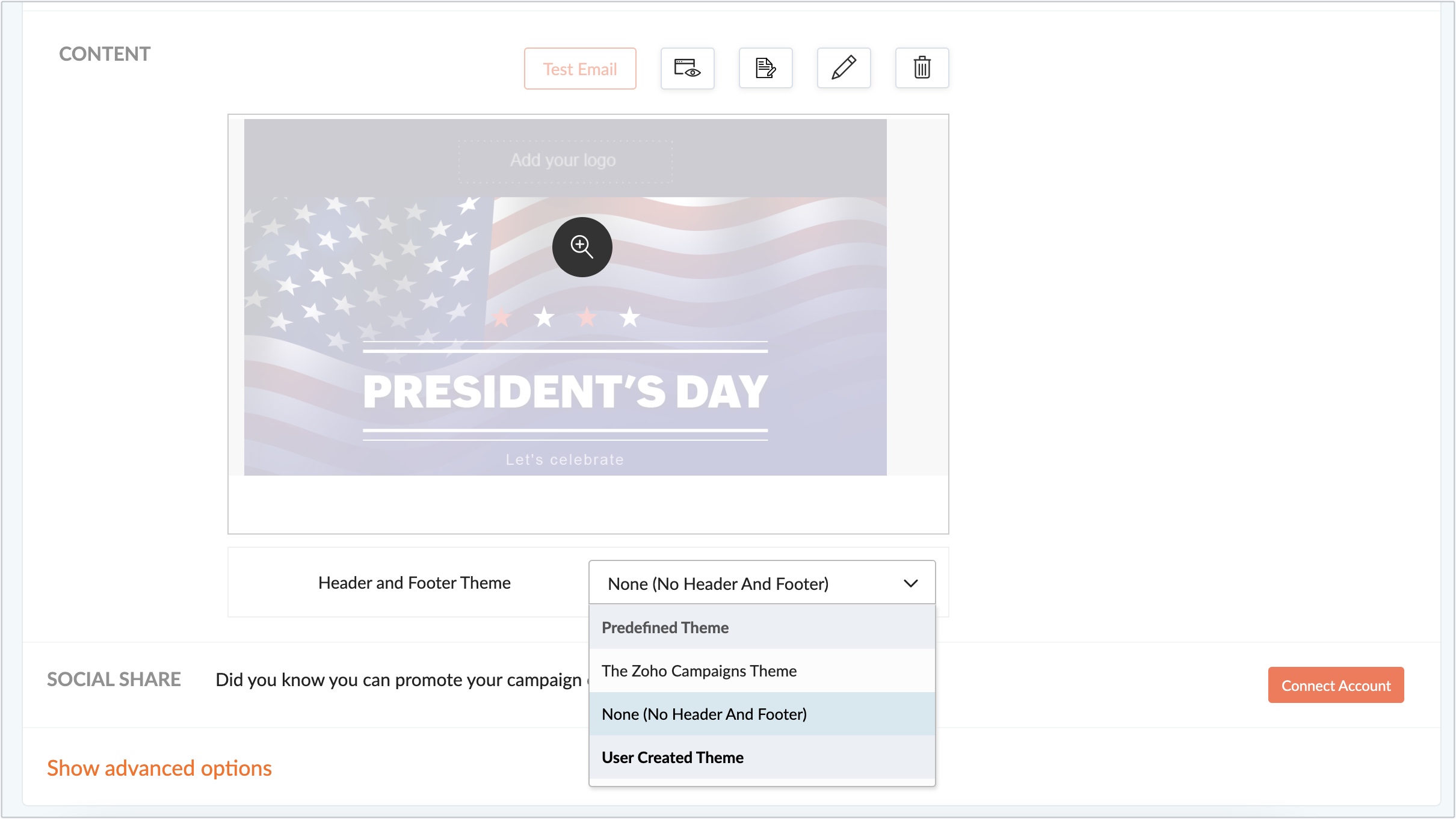 header and footer