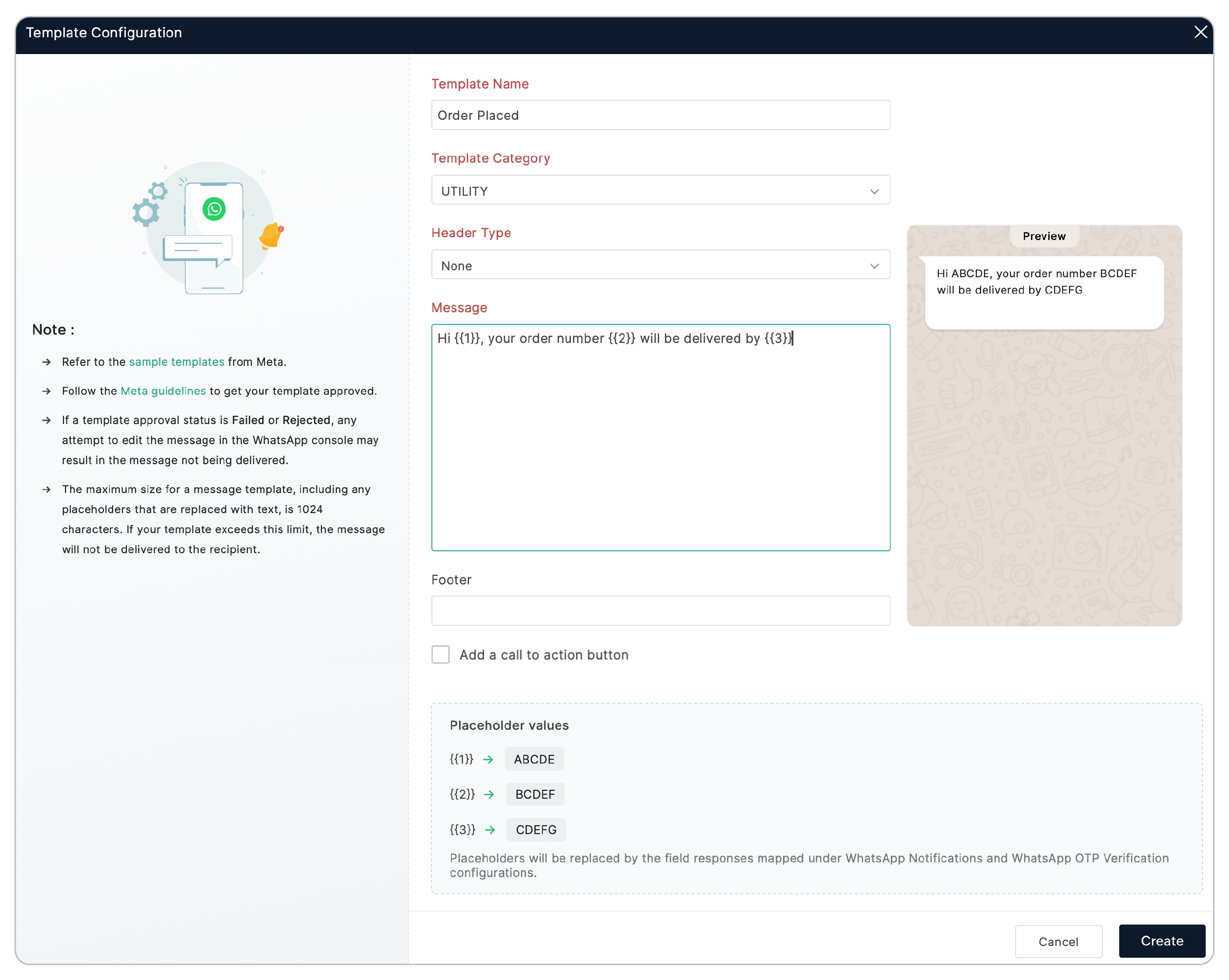 Template Configuration