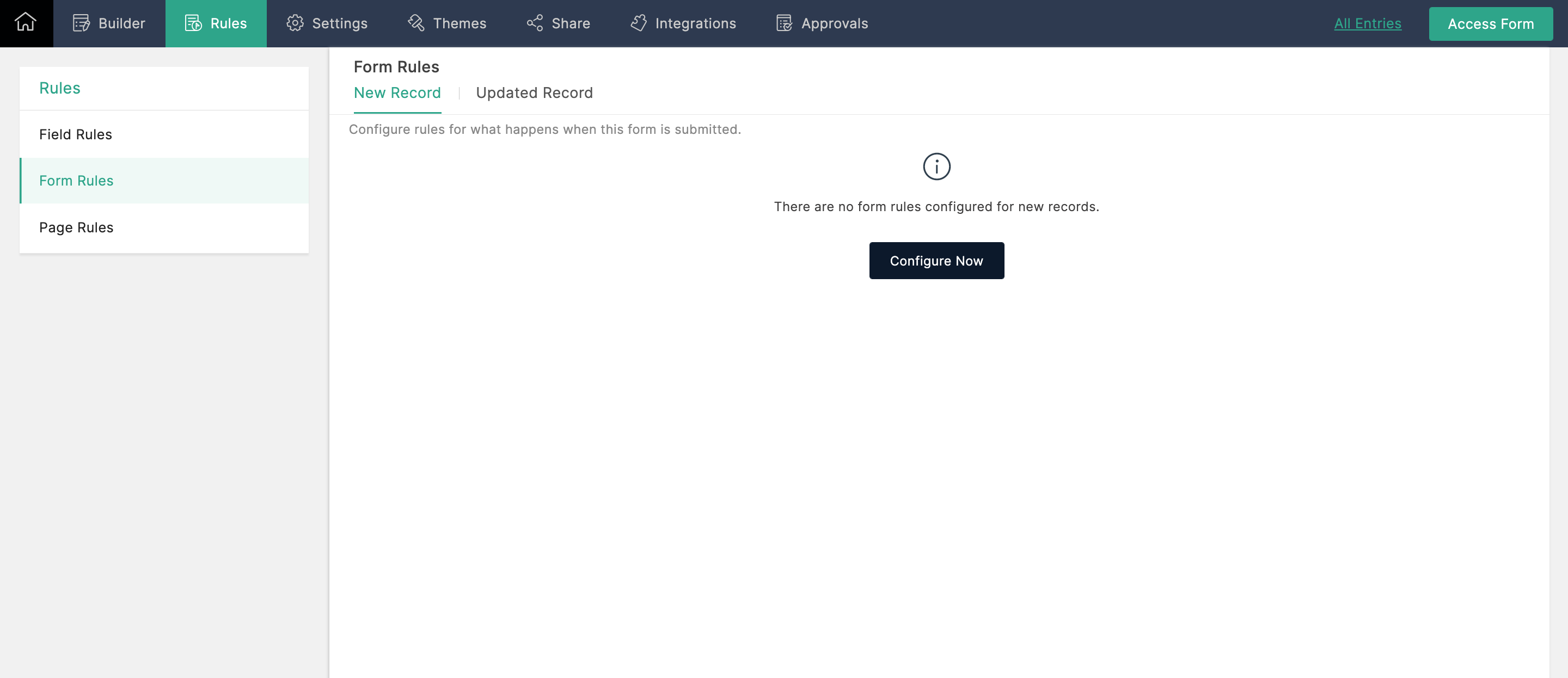 Click Configure Now