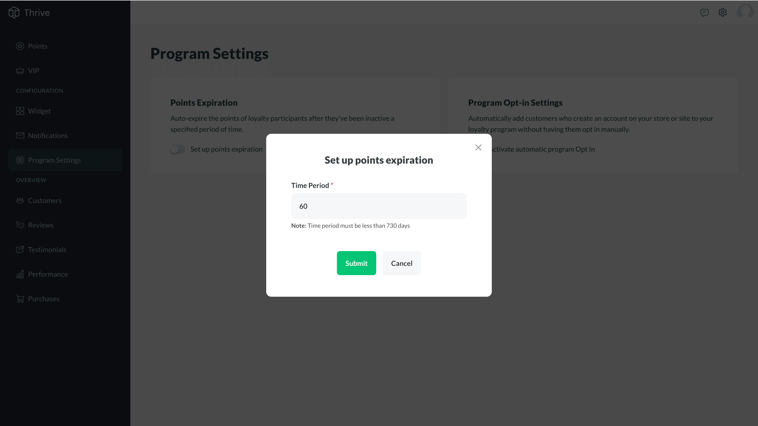 Points Expiration  