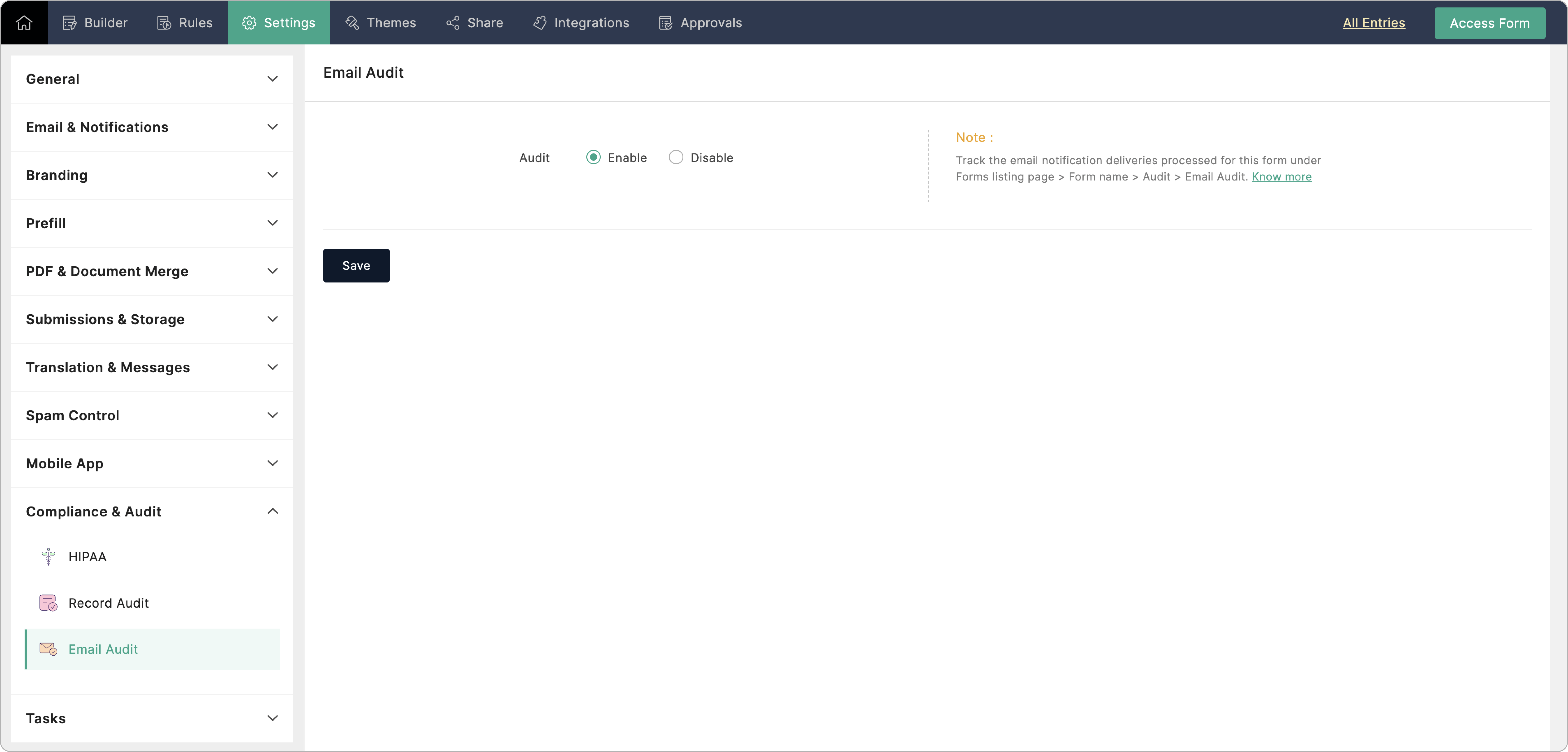 Email Audit