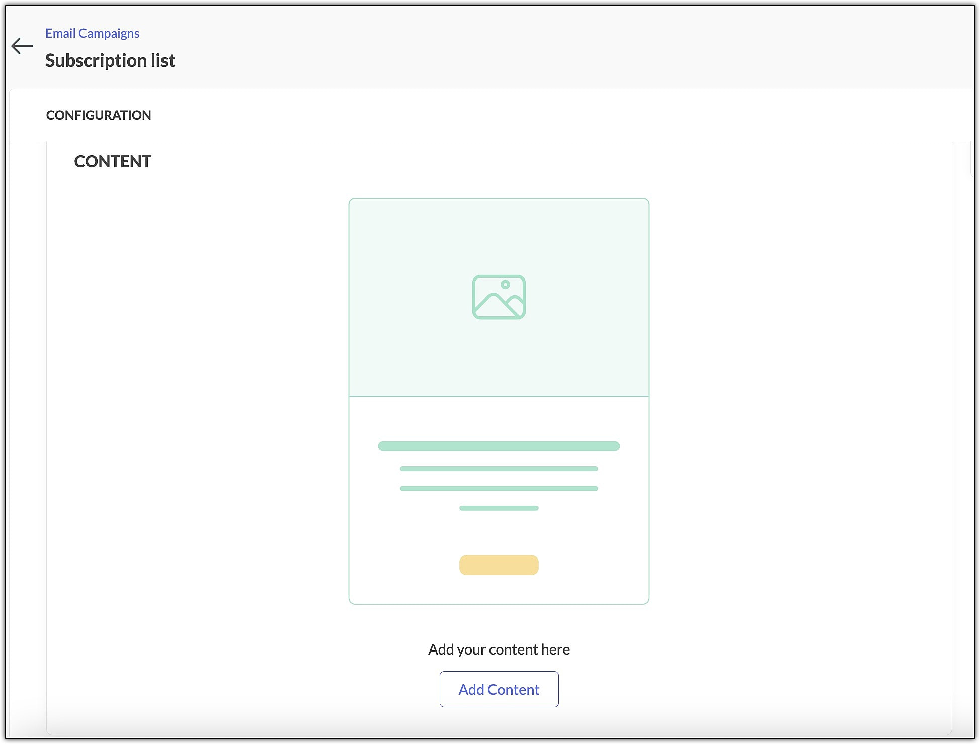 Add email content