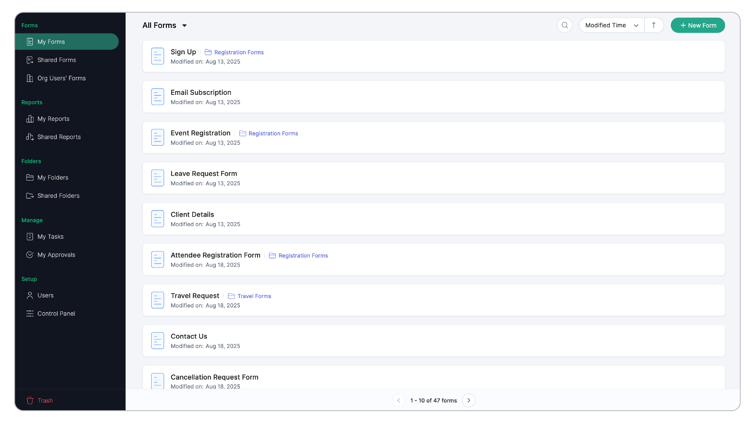 Click Control Panel