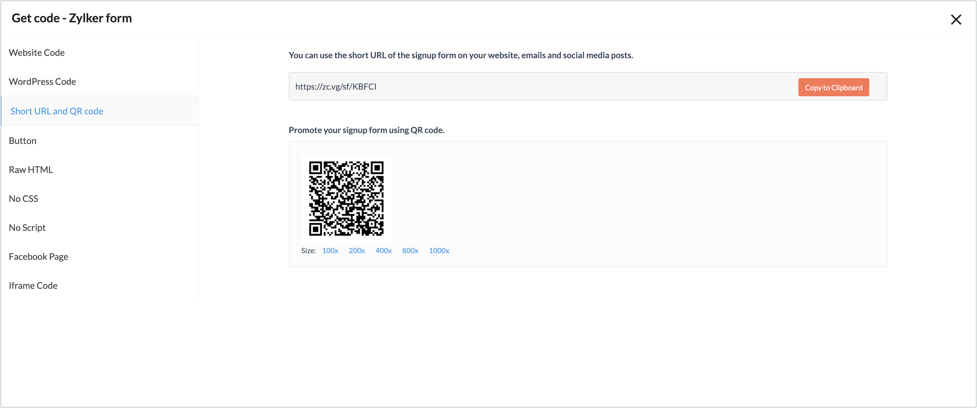 get code - qr code