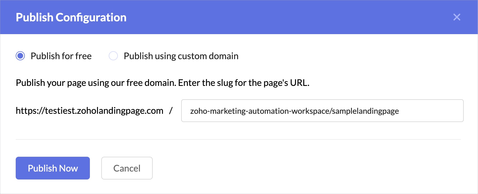 publish for free