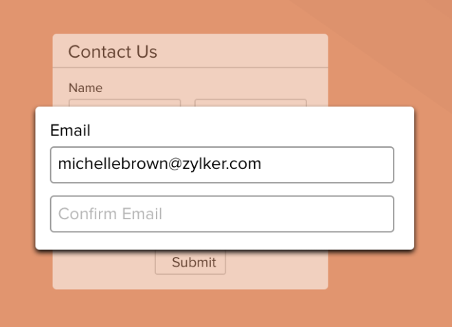 Confirm email address