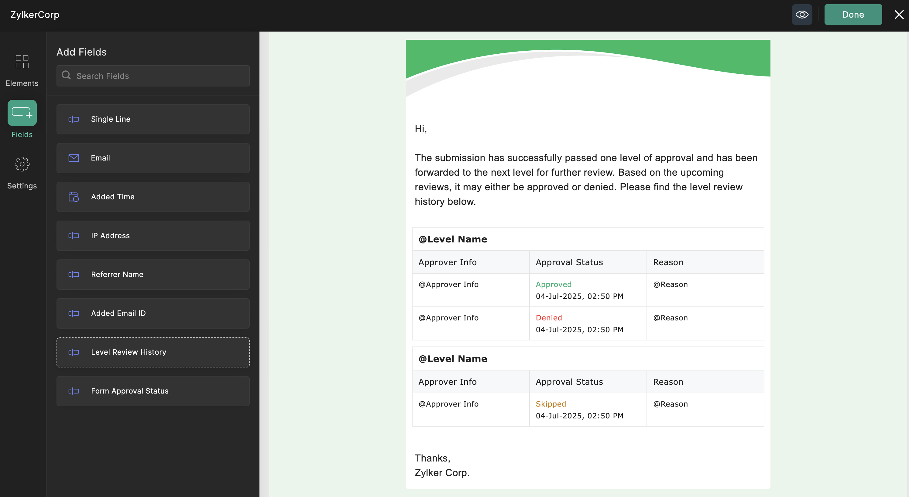 Level Complete Notification using Advanced Editor