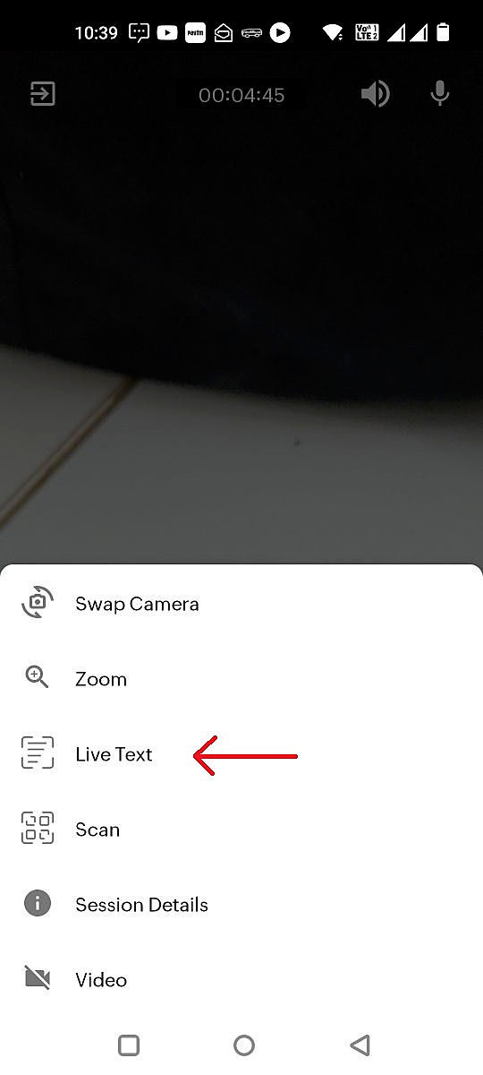 Mobile view