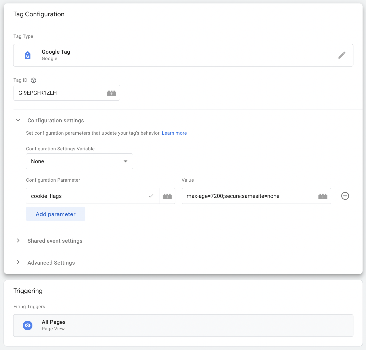 Configuration Parameter