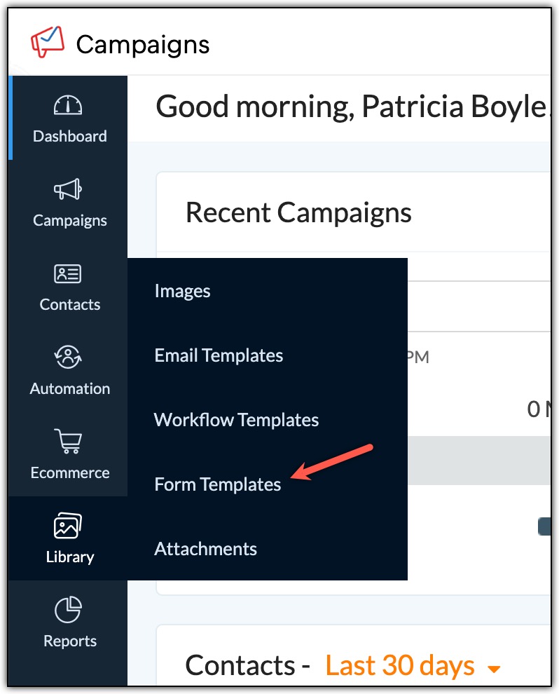 Form templates