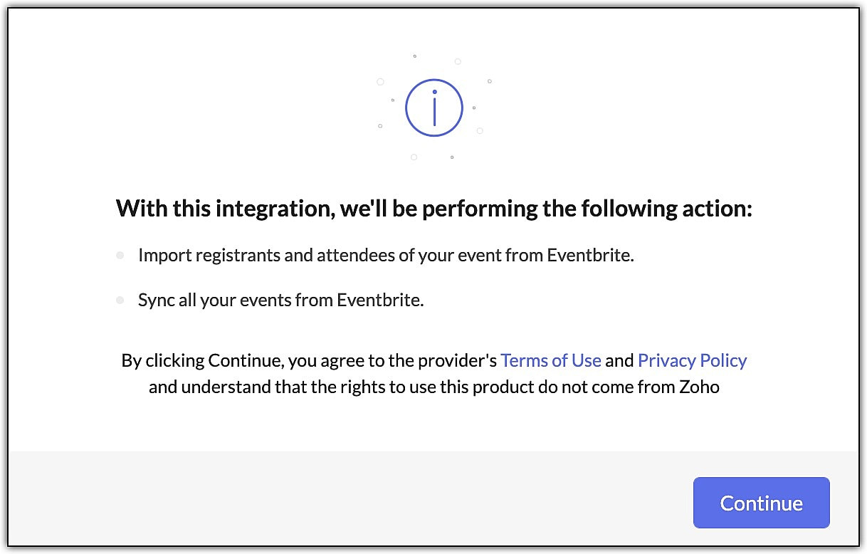 Integrate with Eventbrite