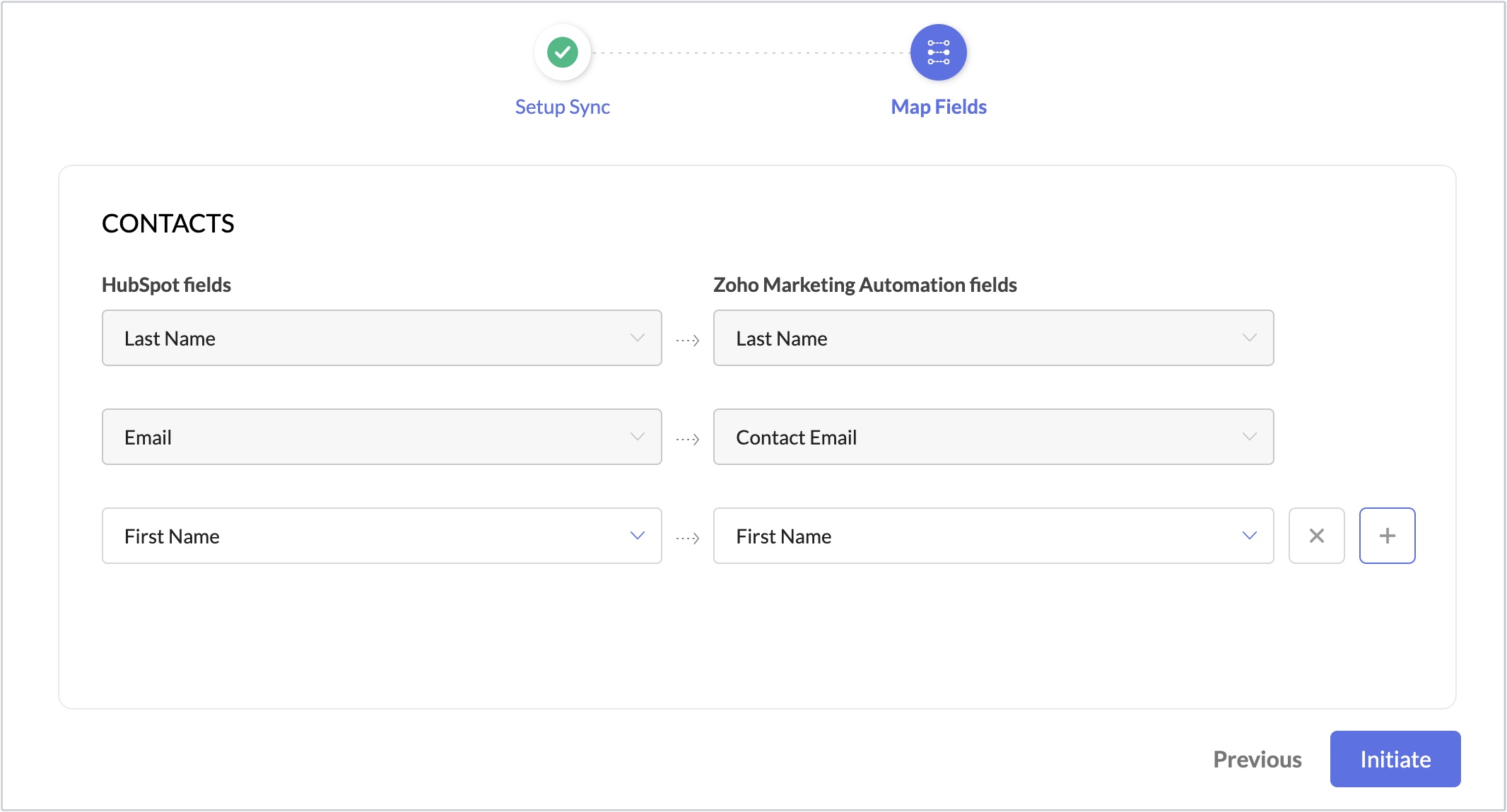 HubSpot mapping