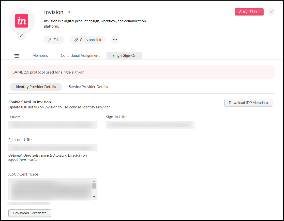 InVision app details