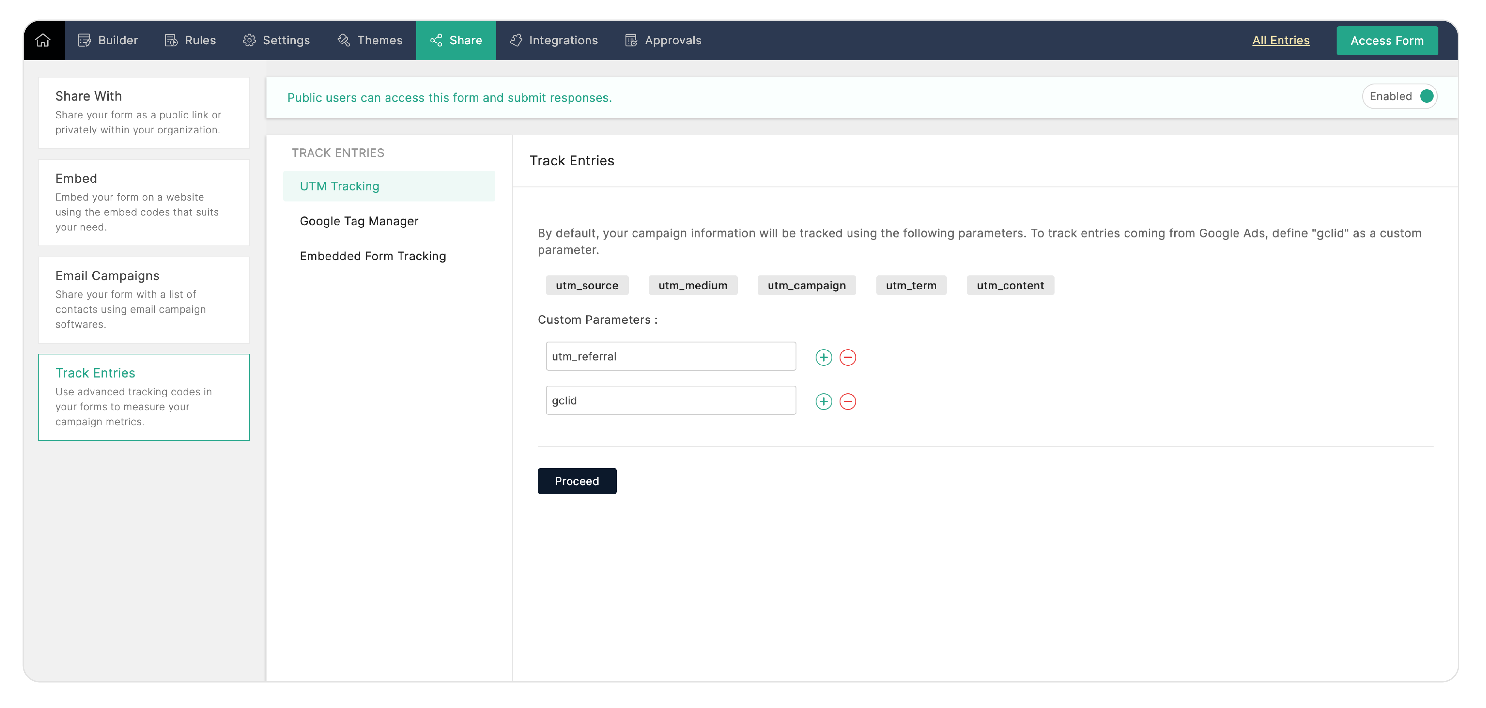 Custom Parameters