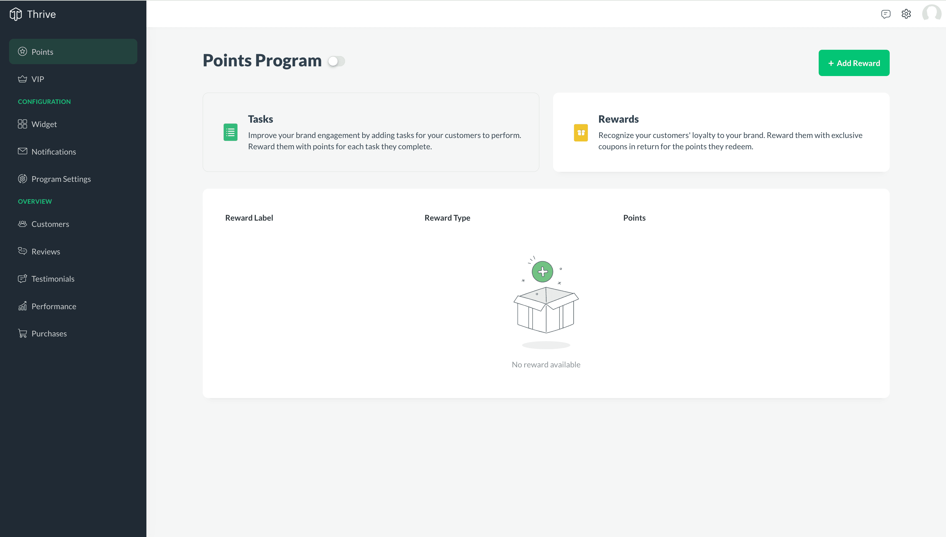 Loyalty Program - Rewards